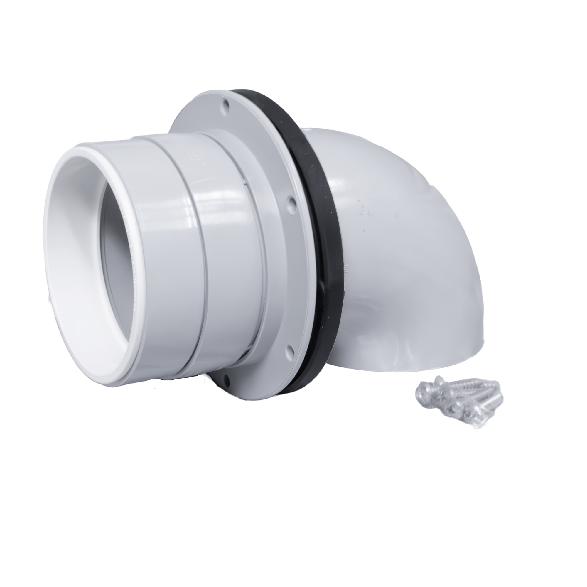 Bushman Tank Overflow Kit — 3in., Flanged, Compatible with Poly Mart Tanks, Model# TATO99